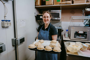 Our Lochinver Larder Pie Maker ready to bake some freshly made pies