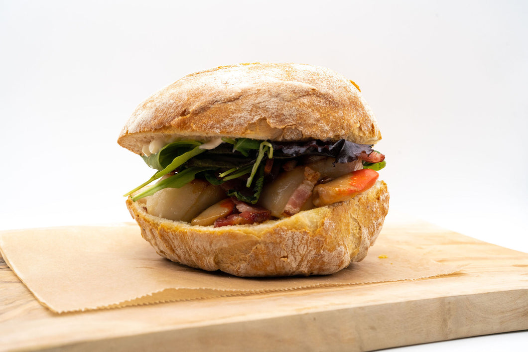 Scallop and Bacon Sandwich